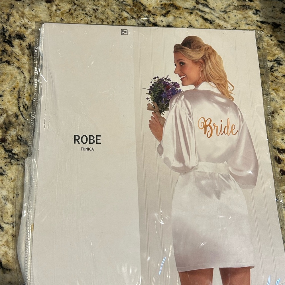 White Bride Robe